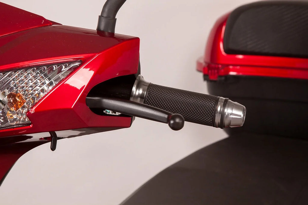 Red Three-Wheel Mobility Scooter V464
