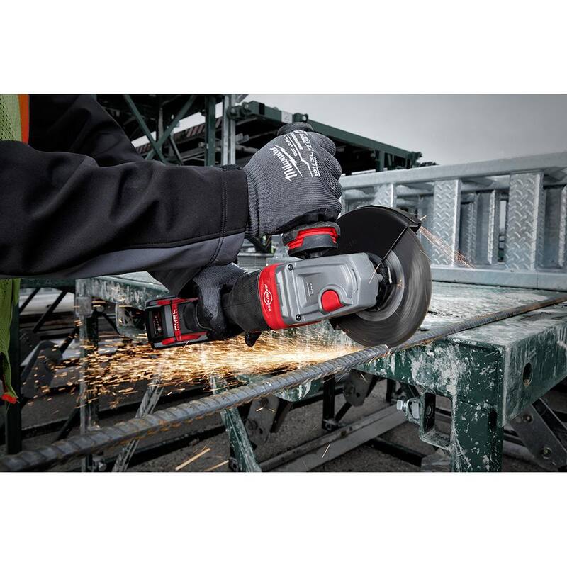 18V Brushless Cordless 4-1/2 in./6 in. Grinder and Hammer Drill L795305
