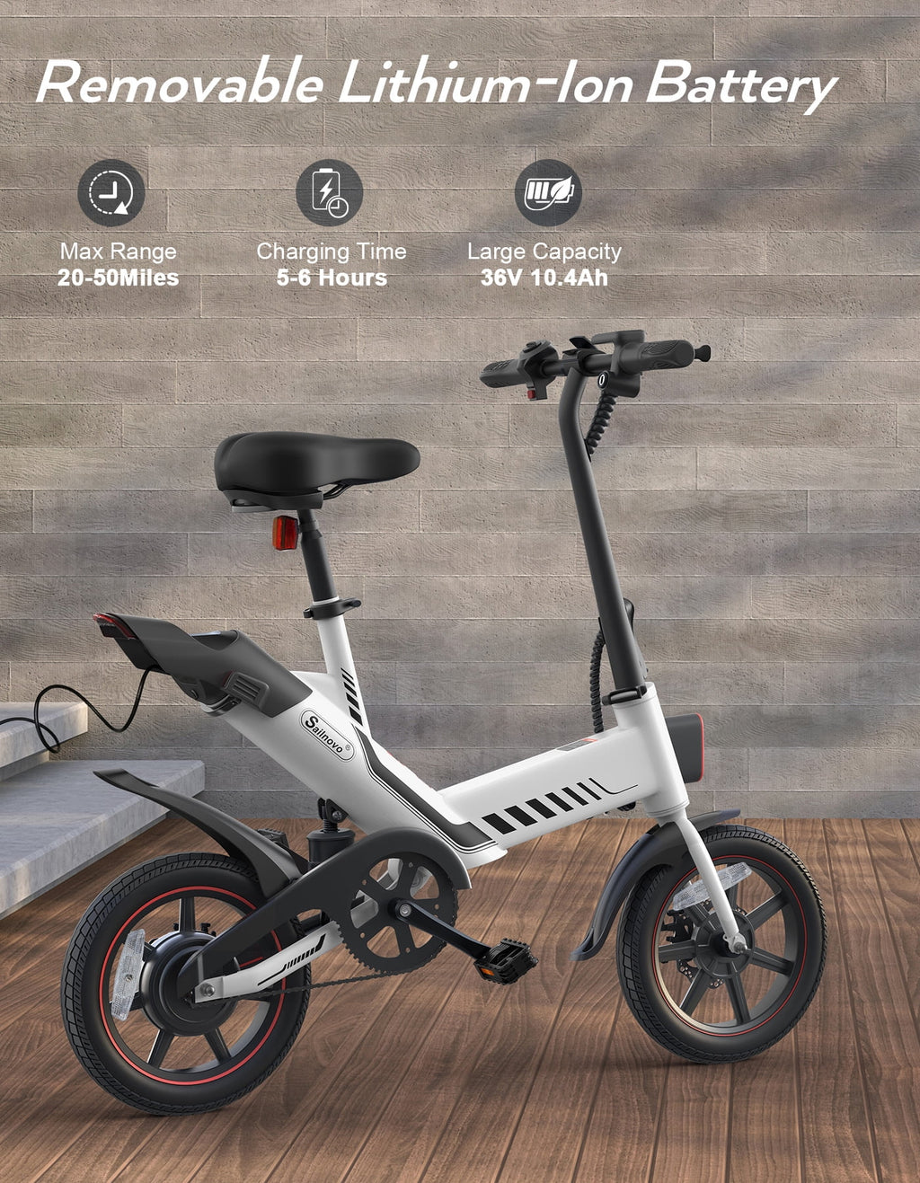 14'' Waterproof Folding Electric Bike A998