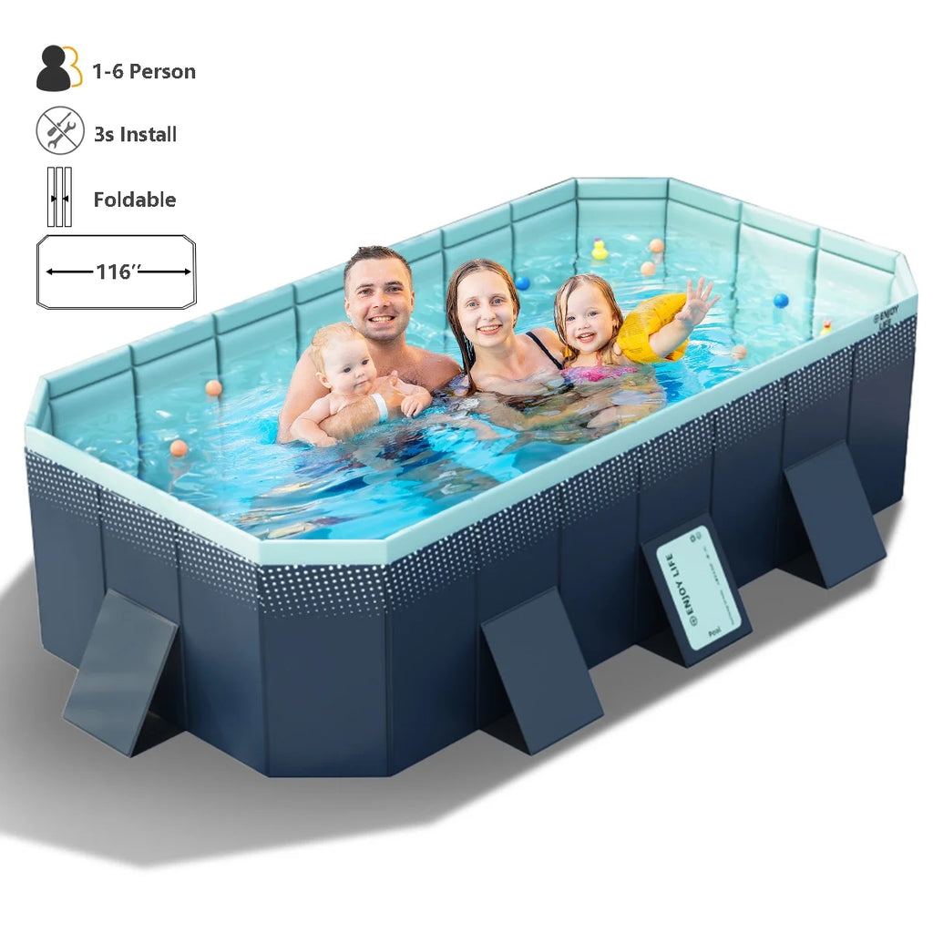 Foldable Above Ground Pool 82x55x21 P309