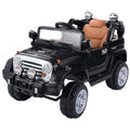12V Kids Ride on Truck Black S190