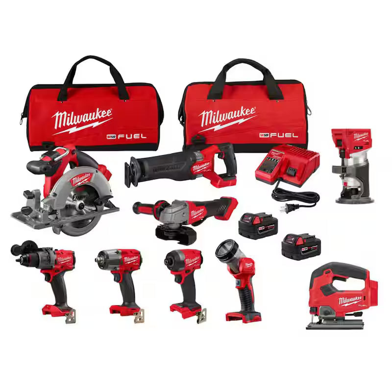 18V Lithium-Ion Brushless Cordless Combo Kit with Jig Saw & Router Z542982
