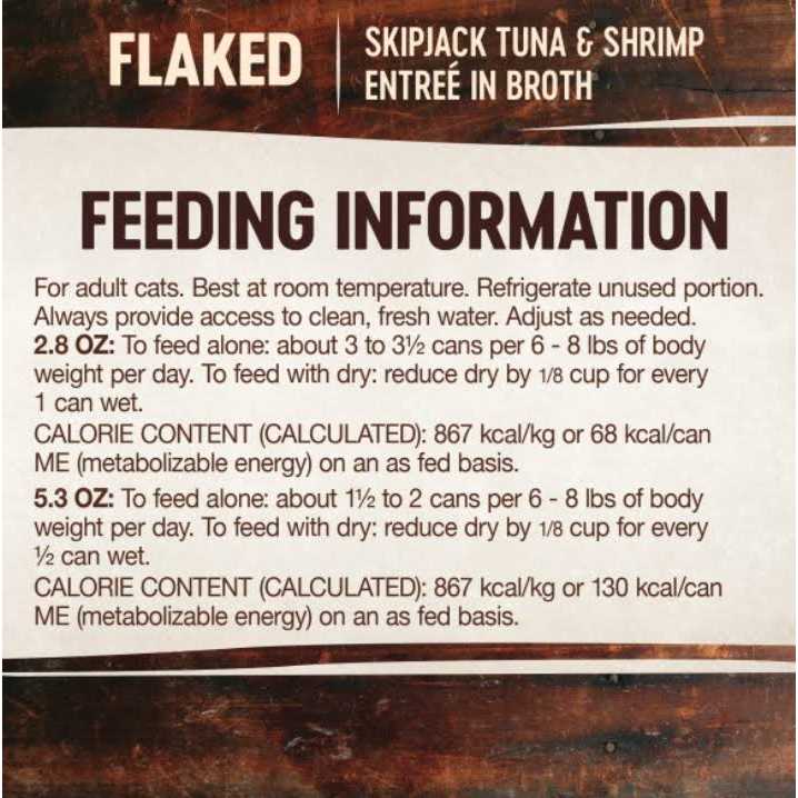 Grain Free Flaked Skipjack Tuna & Wild Salmon Canned Cat Food A31231