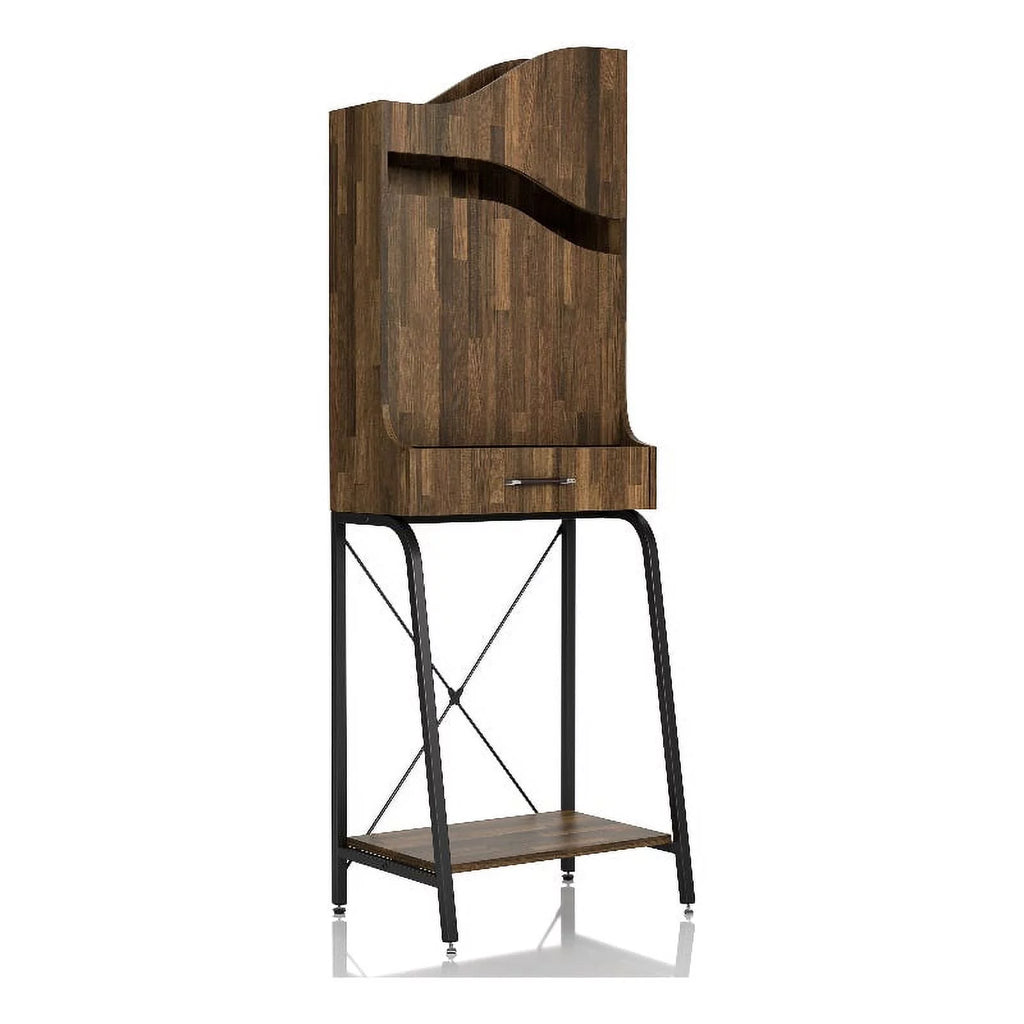 Wood 2-Shelf Mini Bar C4894