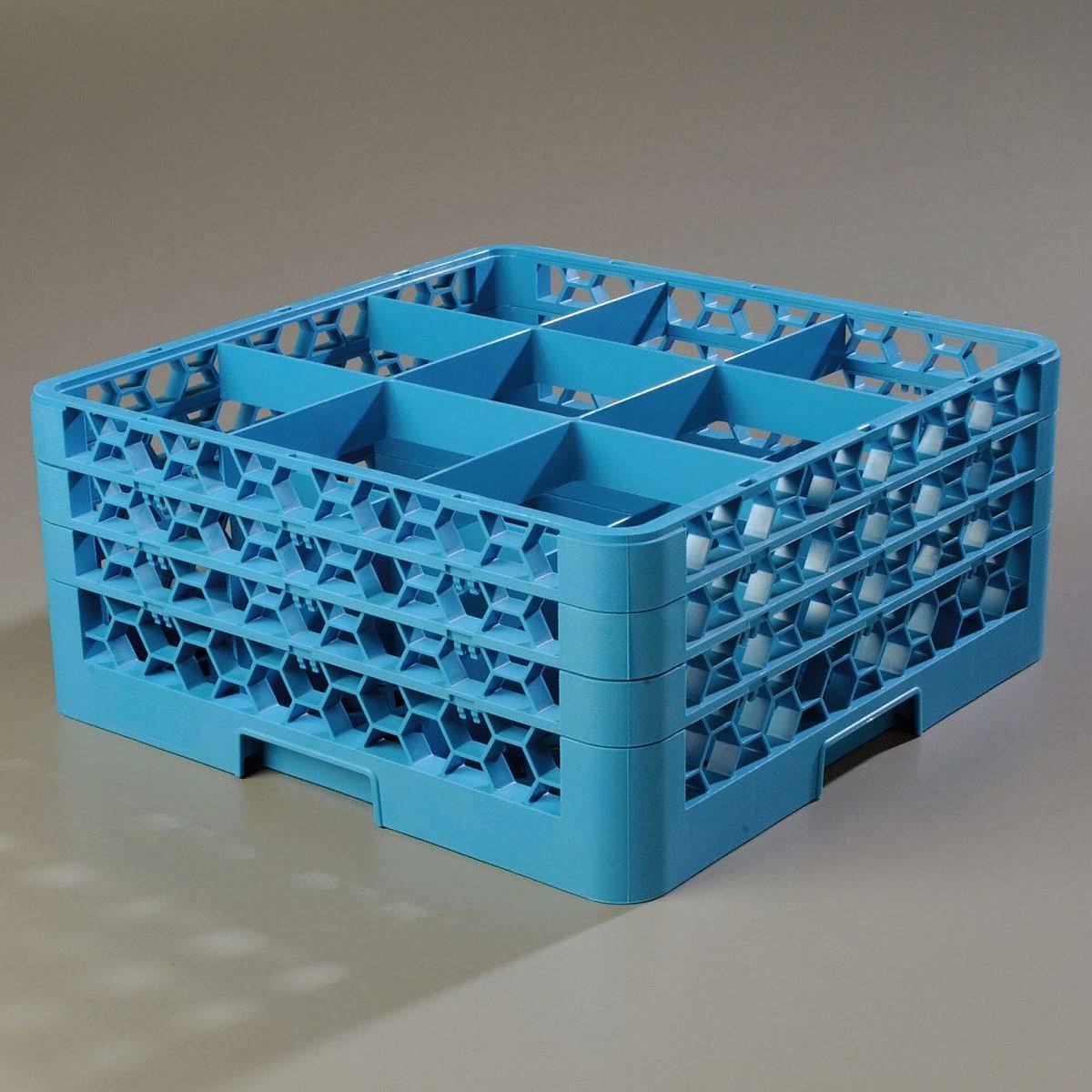 Blue Glass Rack with 3 Extenders J9395