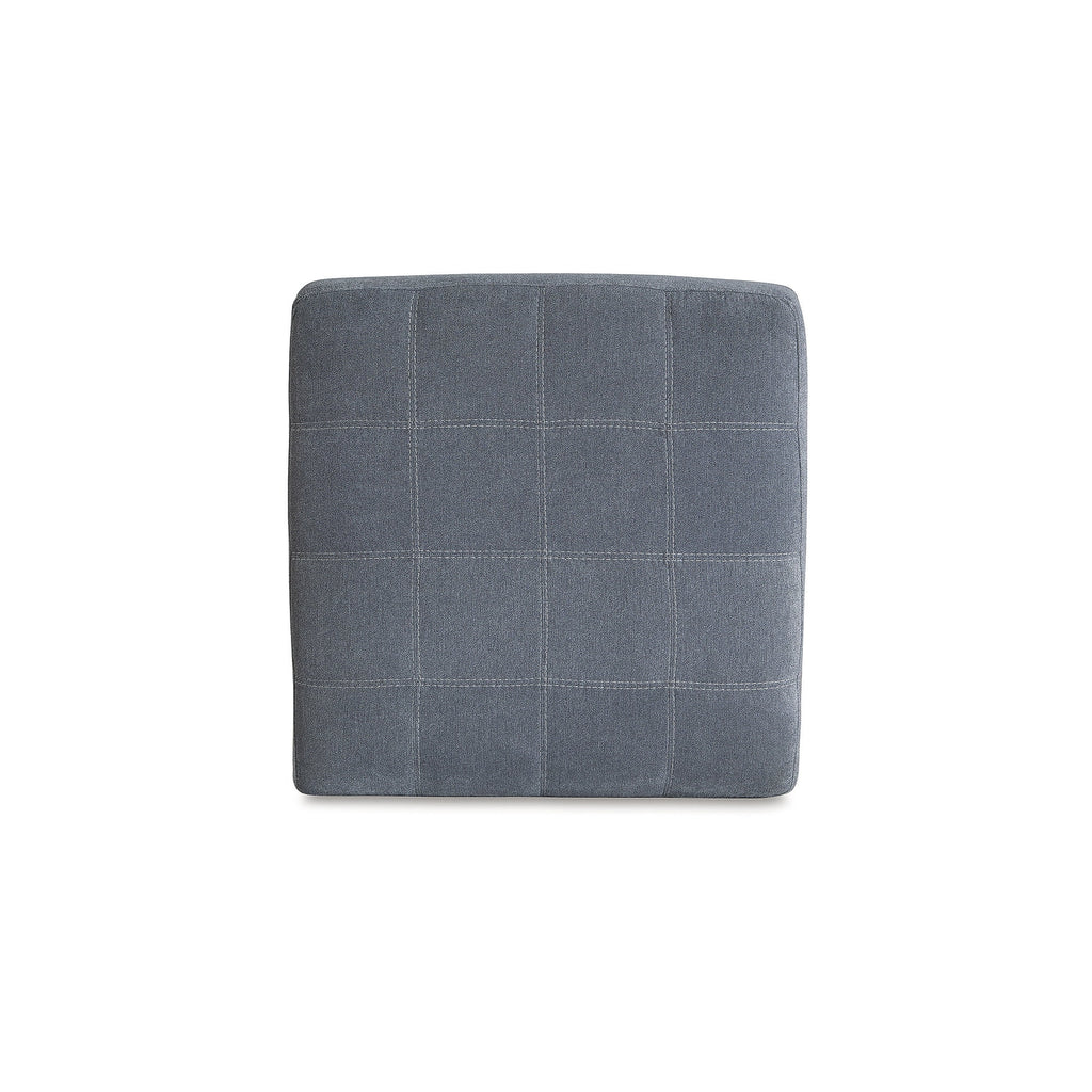Oversized Faux Wood Accent Ottoman F99168