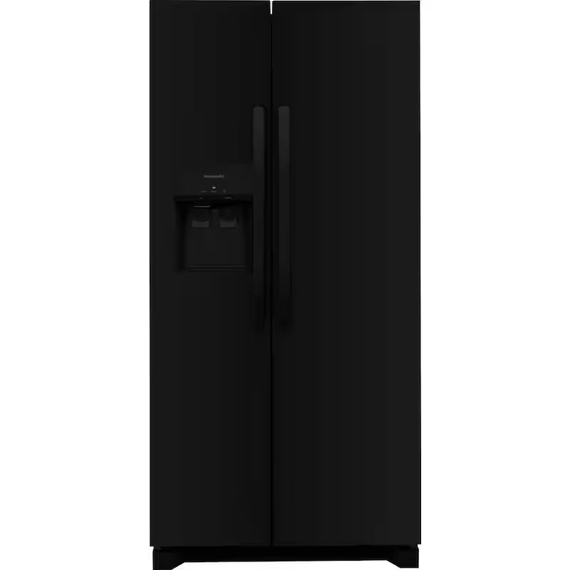 22.3 cu. ft. Side by Side Refrigerator in Black W8350