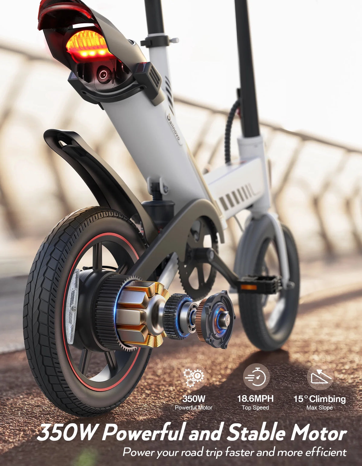 14'' Waterproof Folding Electric Bike A998