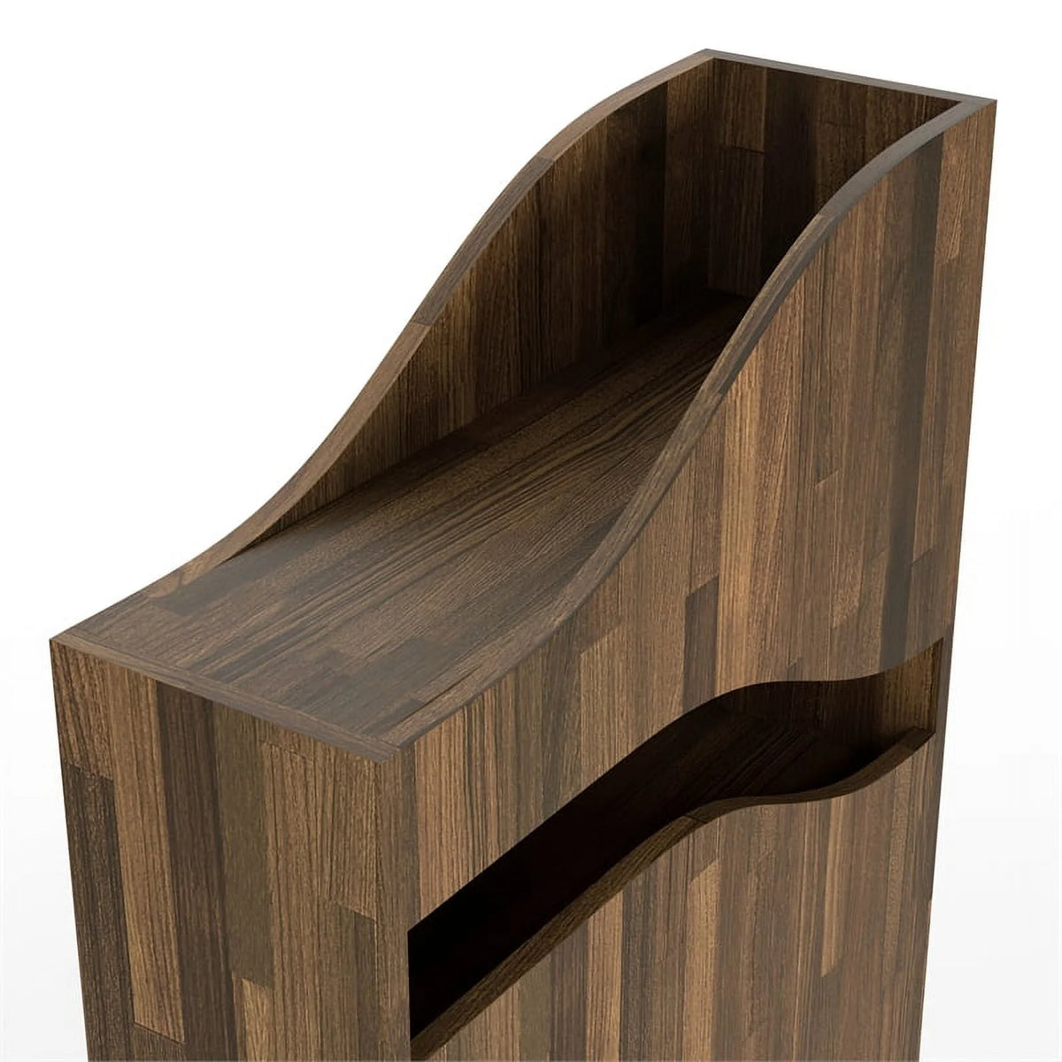 Wood 2-Shelf Mini Bar C4894