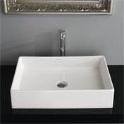 White Vessel Sink C47801