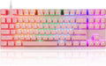 Pink 87 Keys RGB Backlit Mechanical Gaming Keyboard F341488