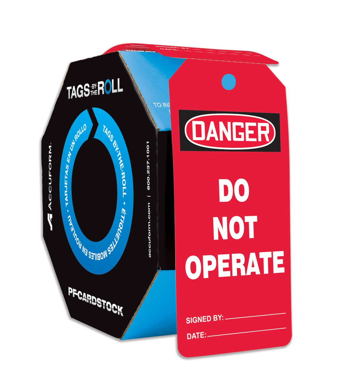 Danger DO NOT Operate Tags K73427