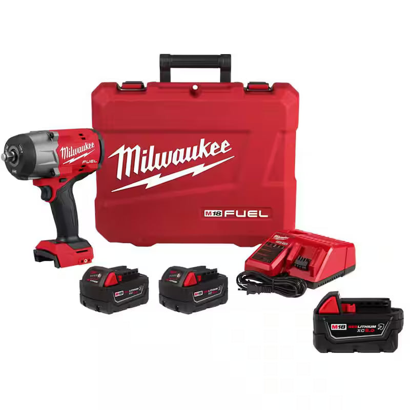 18V Lithium-Ion Brushless Cordless 1/2 in. Impact Wrench Kit R6607