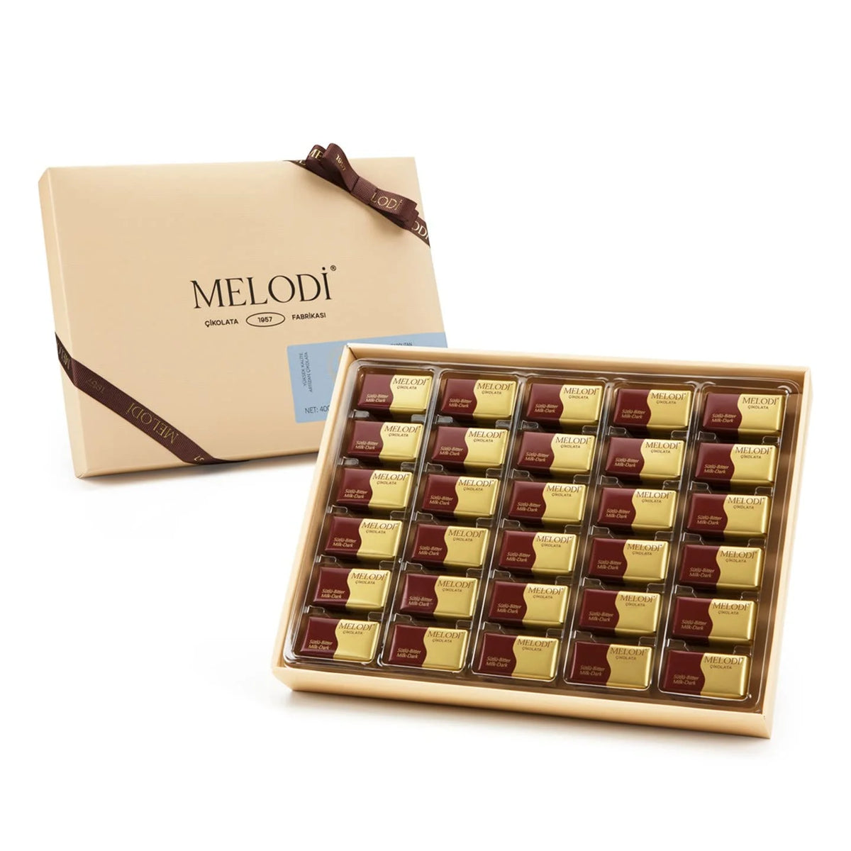 Chocolate Gift Box, 60 Pieces, 14.10 Oz W79820