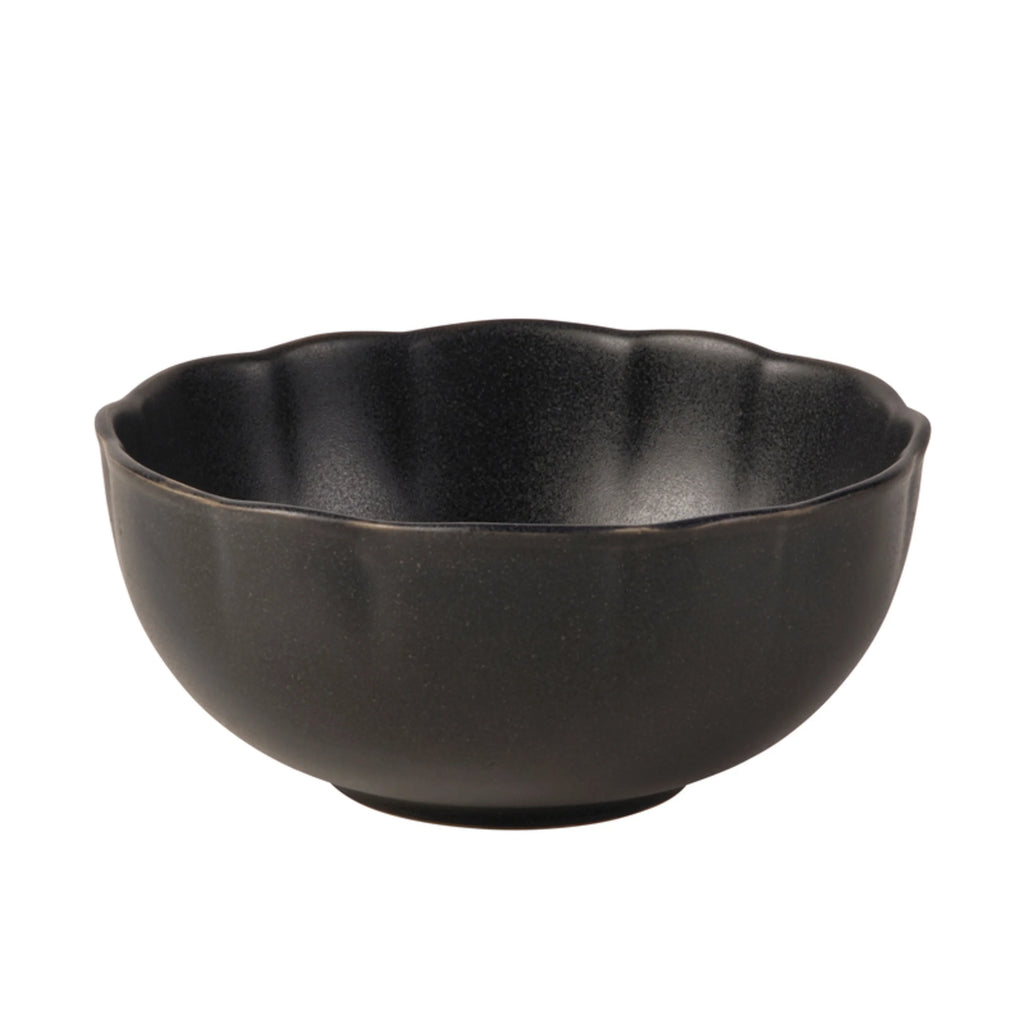 Black 12 Piece Stoneware Dinnerware Set M603