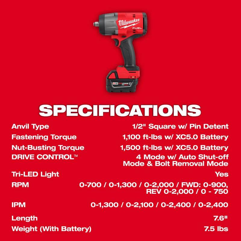 18V Lithium-Ion Brushless Cordless 1/2 in. Impact Wrench Kit R6607