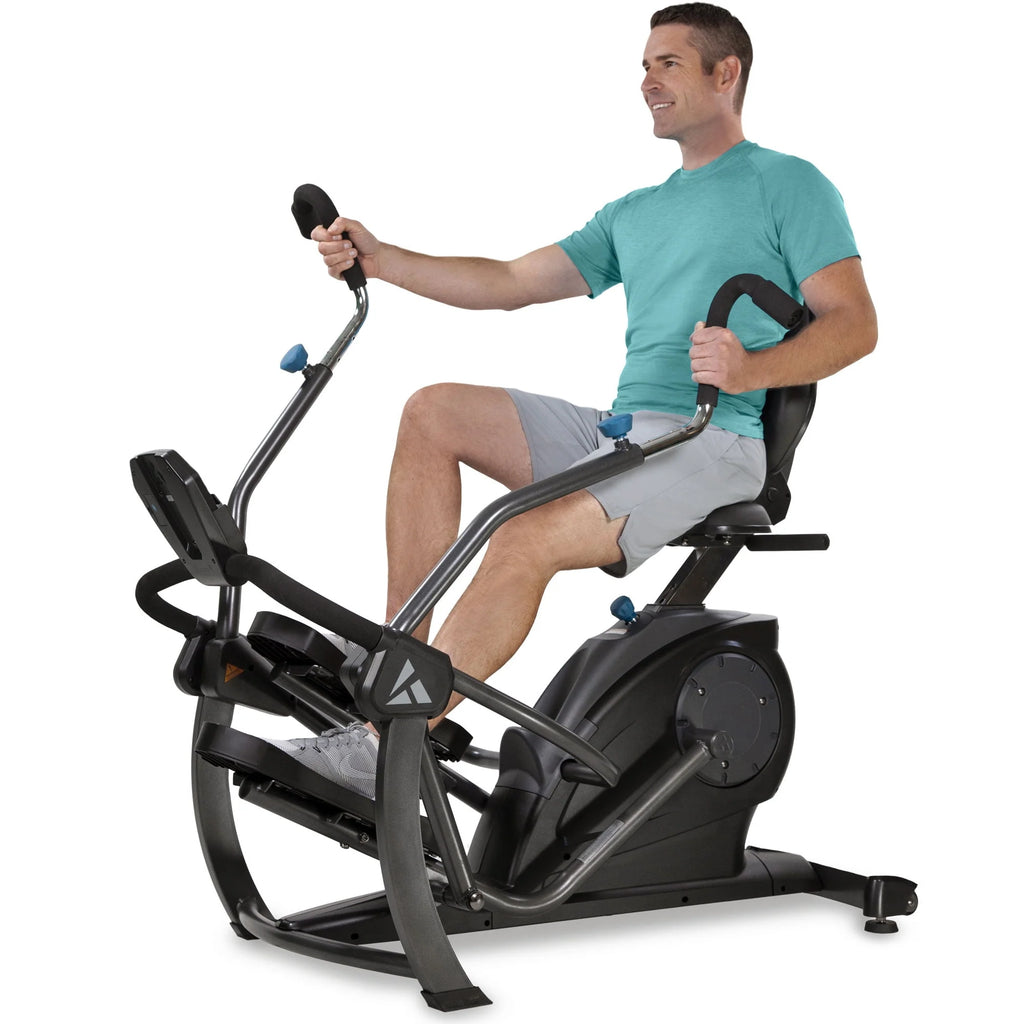 Black Recumbent Cross Trainer and Cardio Elliptical T97183