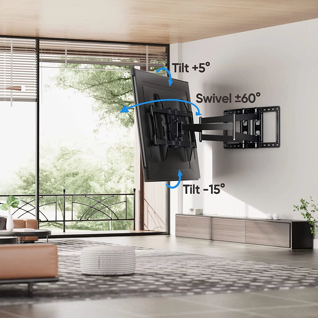 Full Motion TV Wall Mount Brackets for 50-90 inches Flat Curved TV R67607