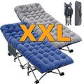 2 Pack Folding Camping Cot with Mattress and Carry Bag G4994