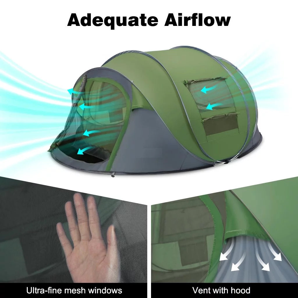 4 Person Waterproof Pop Up Tent R861184