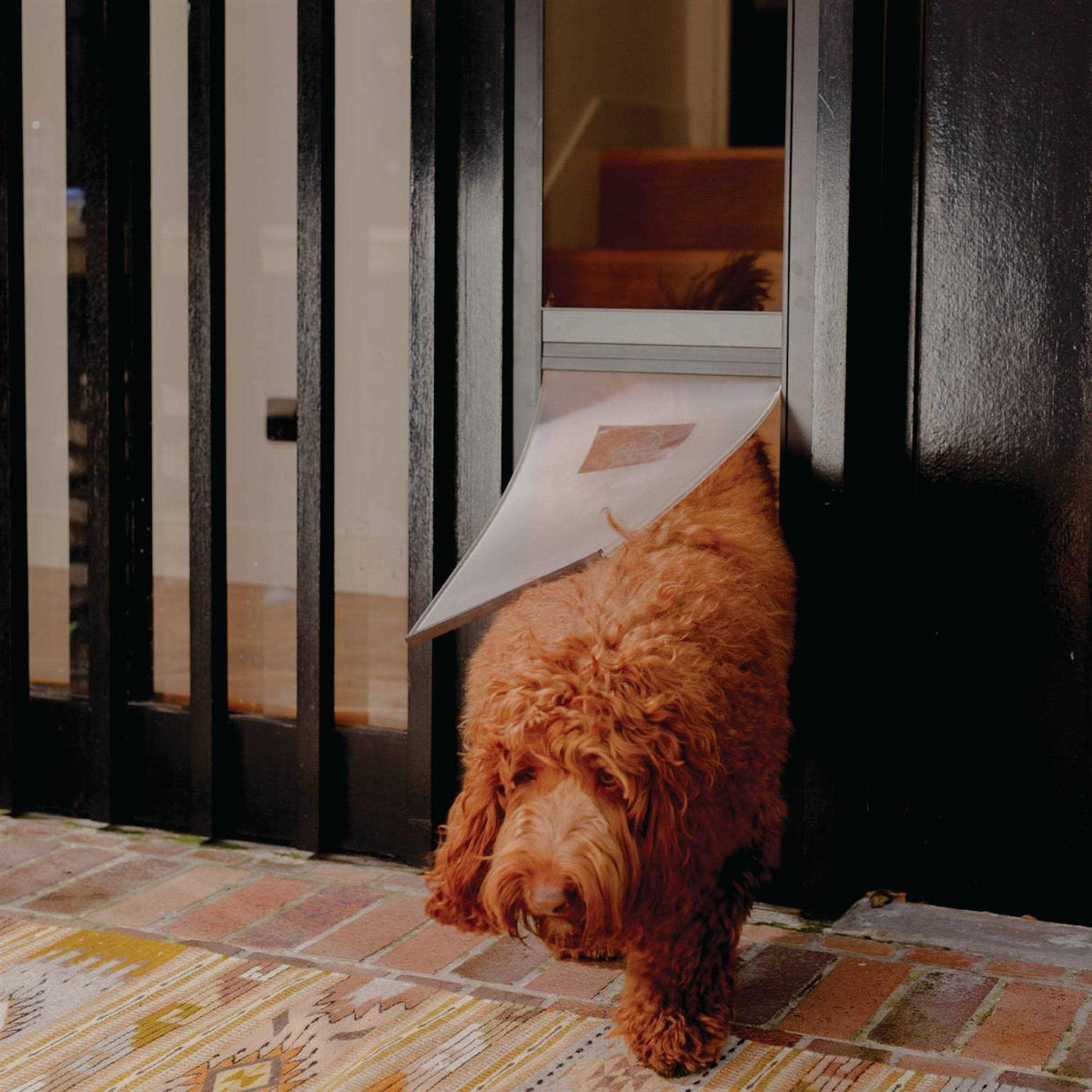 Large Black Patio Pet Door E999345