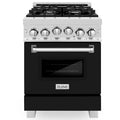 24 Inch Gas Range Stainless Steel Black Matte M864044