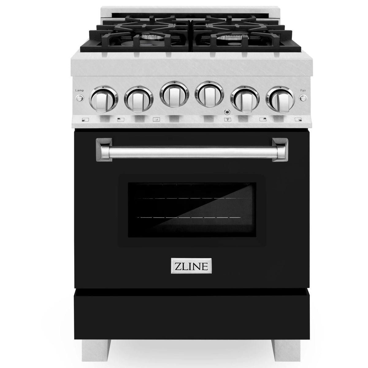 24 Inch Gas Range Stainless Steel Black Matte M864044