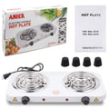 2000w Portable Electric Double Burner G863