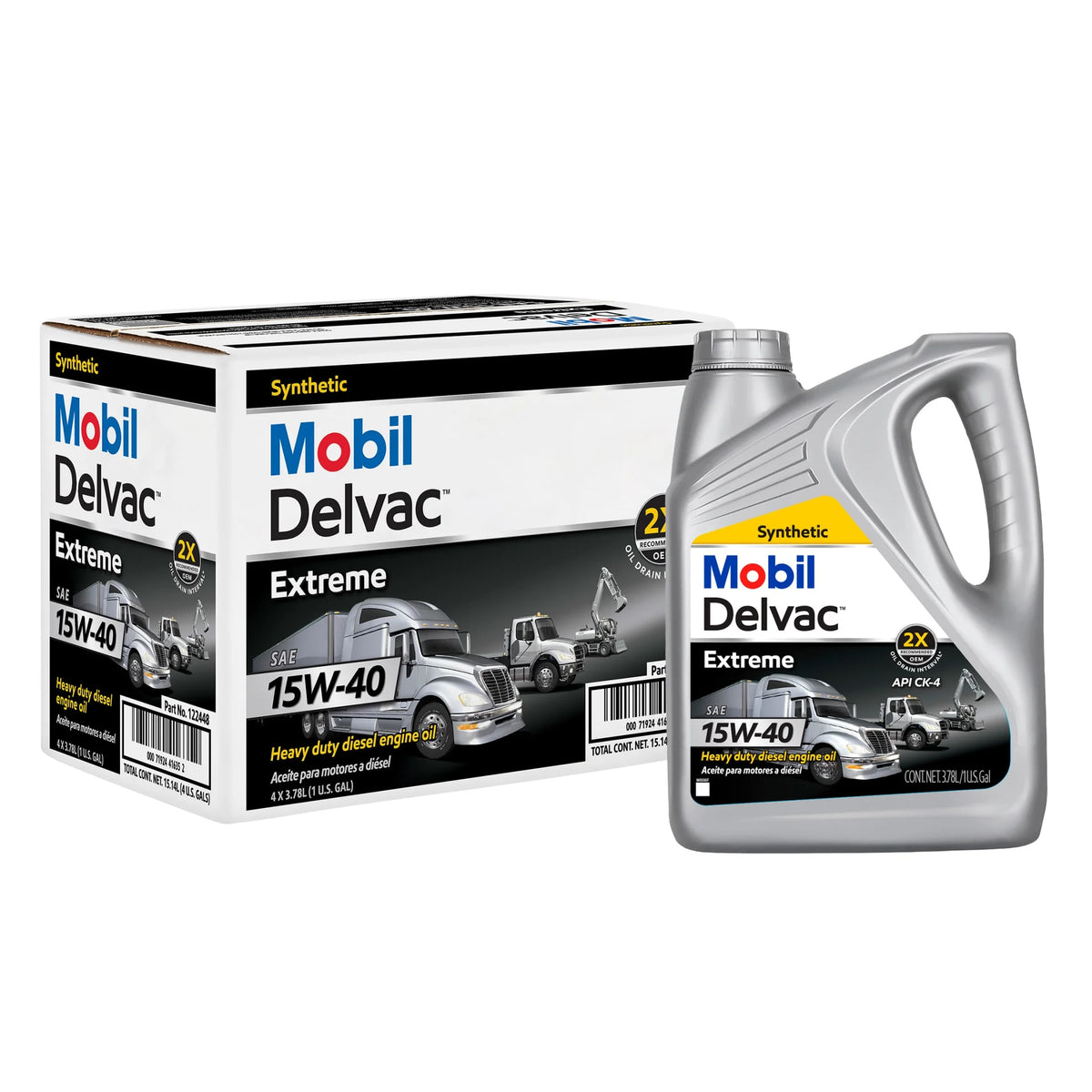 Heavy Duty Full Synthetic Diesel Engine Oil 15W-40, 1 Gal A982