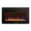 30 inch Black Built-in Electric Fireplace X7333