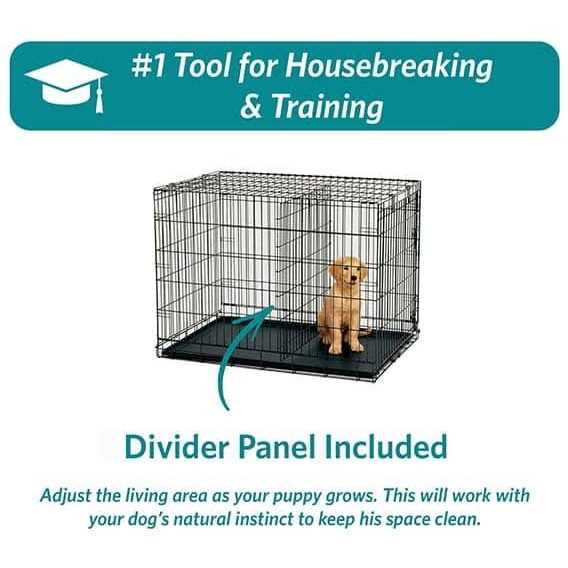 Double Door Dog Crate J8635