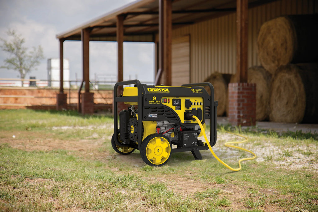 9375/7500-Watt Portable Generator with Wireless Remote Start J24160