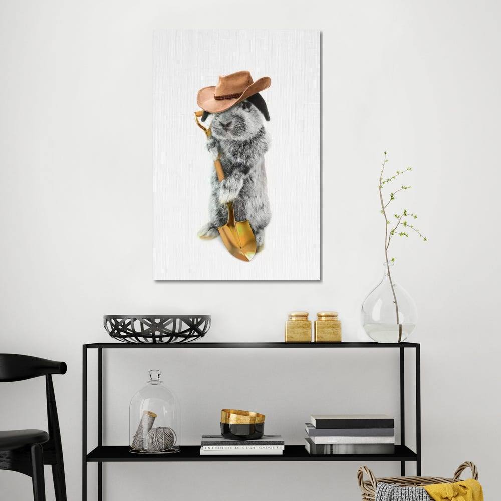 Canvas Rabbit Print S2180