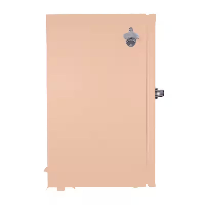 Coral Pink Retro Mini Fridge O5504