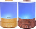 Set of 2 2500 ML Large Essential Oils Diffusers Dark Wood Grain N88275