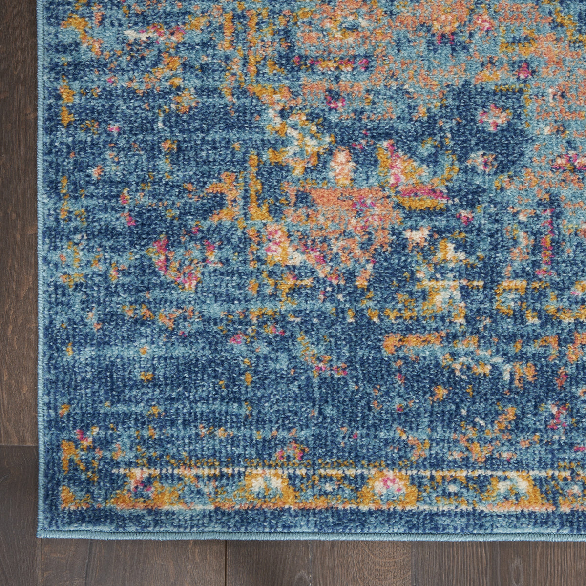 Navy Blue 4' x 6' Area Rug B68608