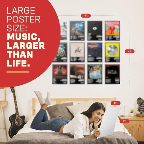 12 Pcs Album Cover Posters 12x16" S292
