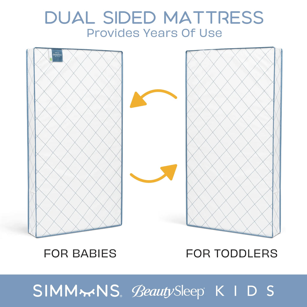 Waterproof Extra Firm Crib and Toddler Mattress O556971