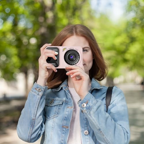 4K 64MP 18X Zoom Point and Shoot Digital Camera with 64GB TF Card K7612