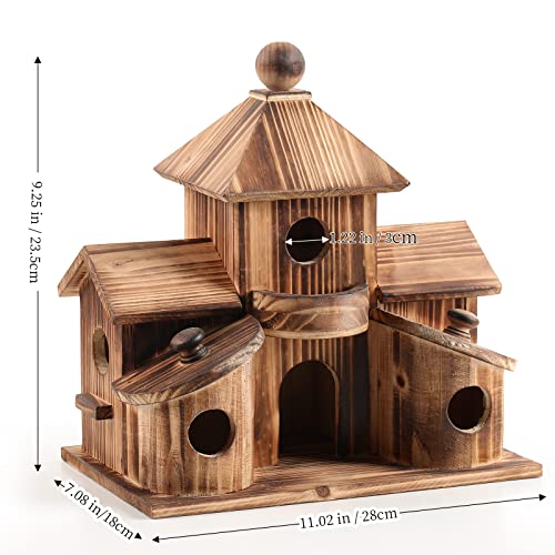 2in1 Bird House & Bird Feeder with 6 Hole L4770