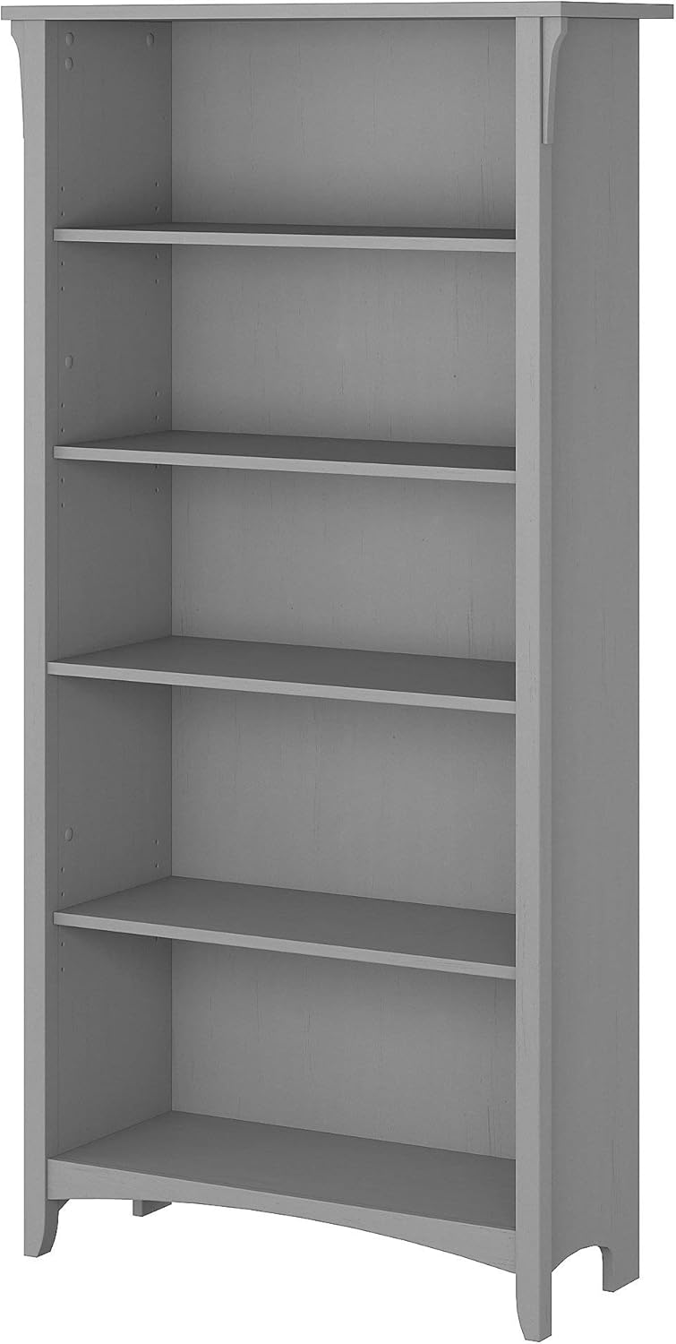5 Shelf Bookcase in Vintage Black U469641
