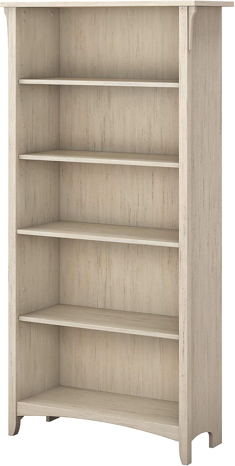 5 Shelf Bookcase in Vintage Black U469641