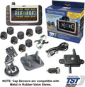 8 RV Cap Sensor TPMS with Color Display and Repeater J800230