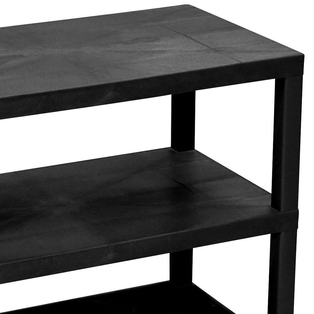 Black Cart with Shelves N40461