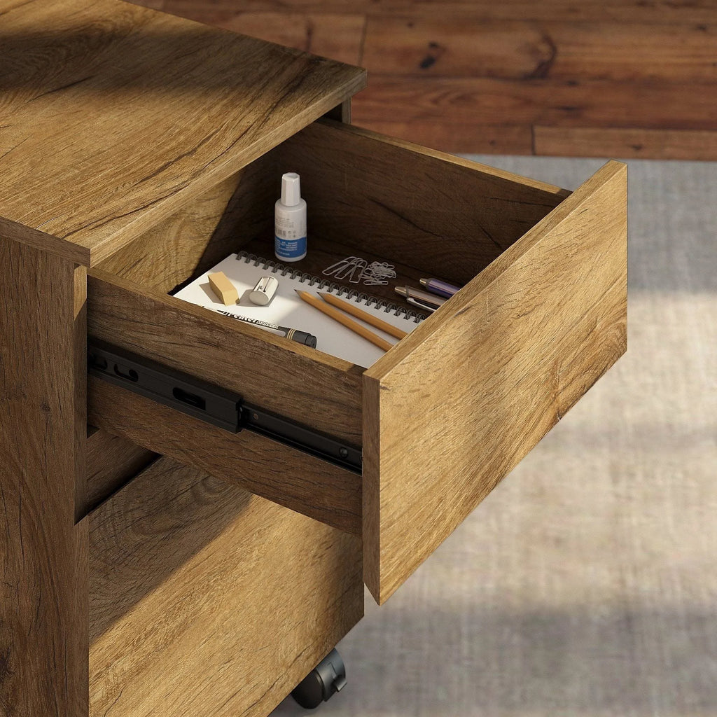 2 Drawer Mobile File Cabinet B740