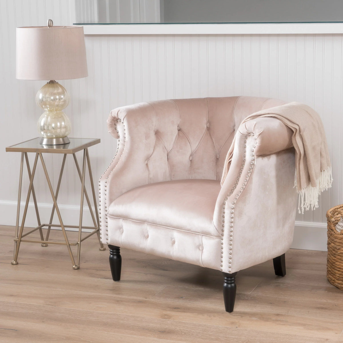 Velvet Club Chair J864876