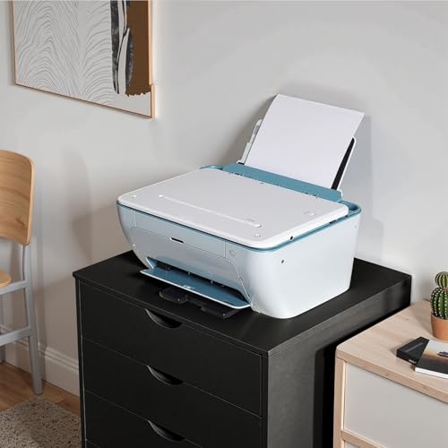 White 7 Drawer Mobile File Cabinet with Wheels B13668