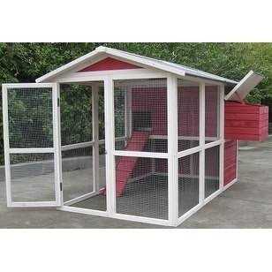 Medium Red Vintage Pet Coop E78812