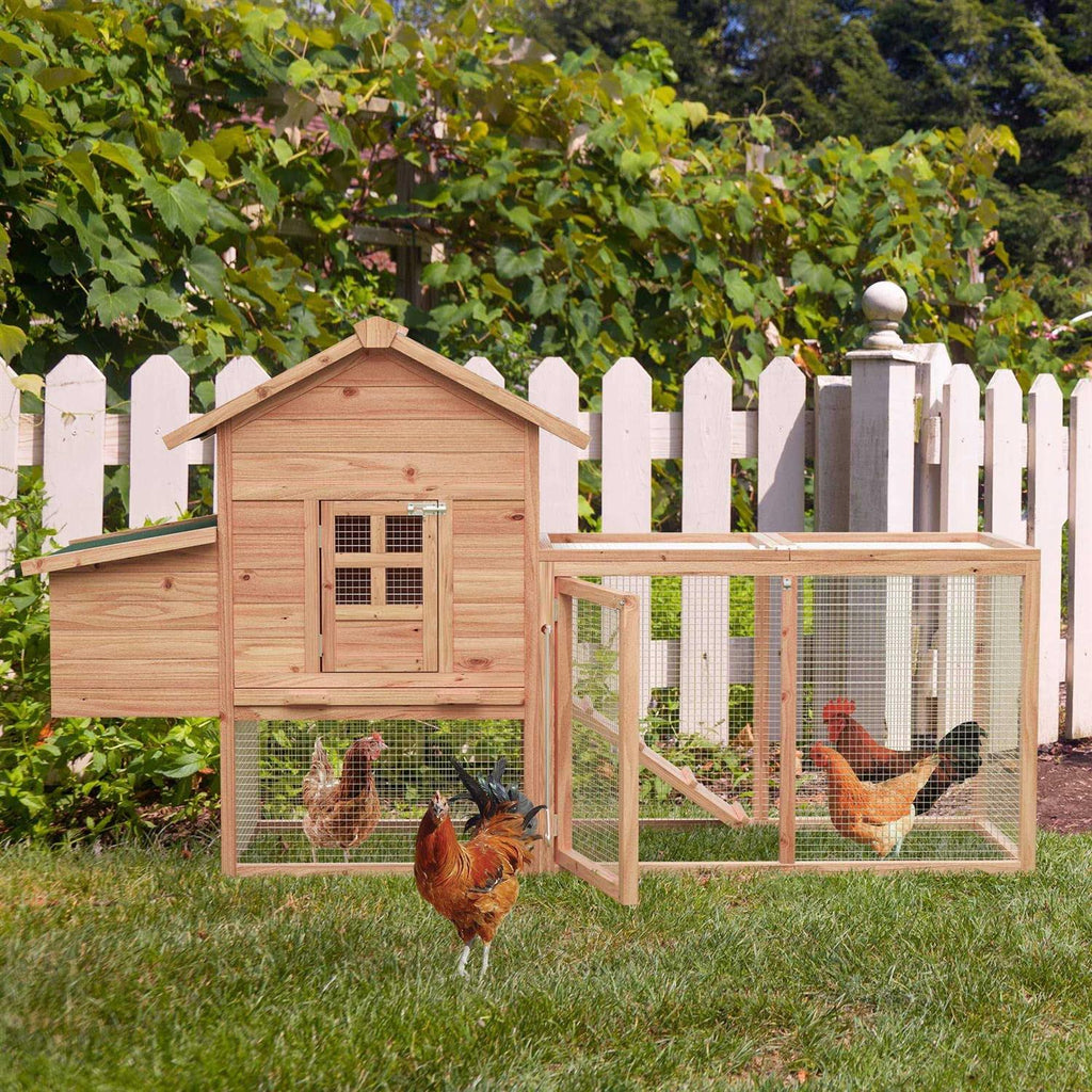 Large Wooden Chicken Coop with Ventilation P529