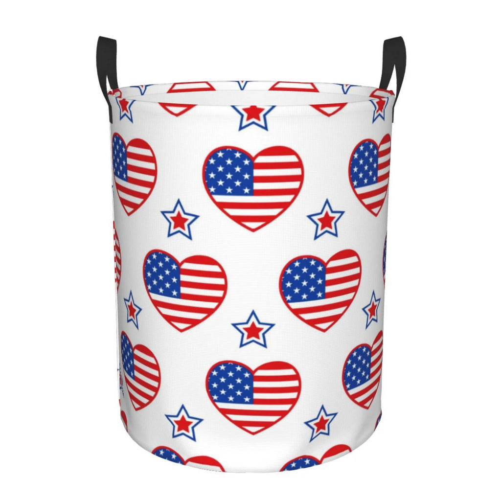 Round Waterproof Collapsible Laundry Basket U483446